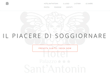 Tablet Screenshot of hotelsantantonin.com